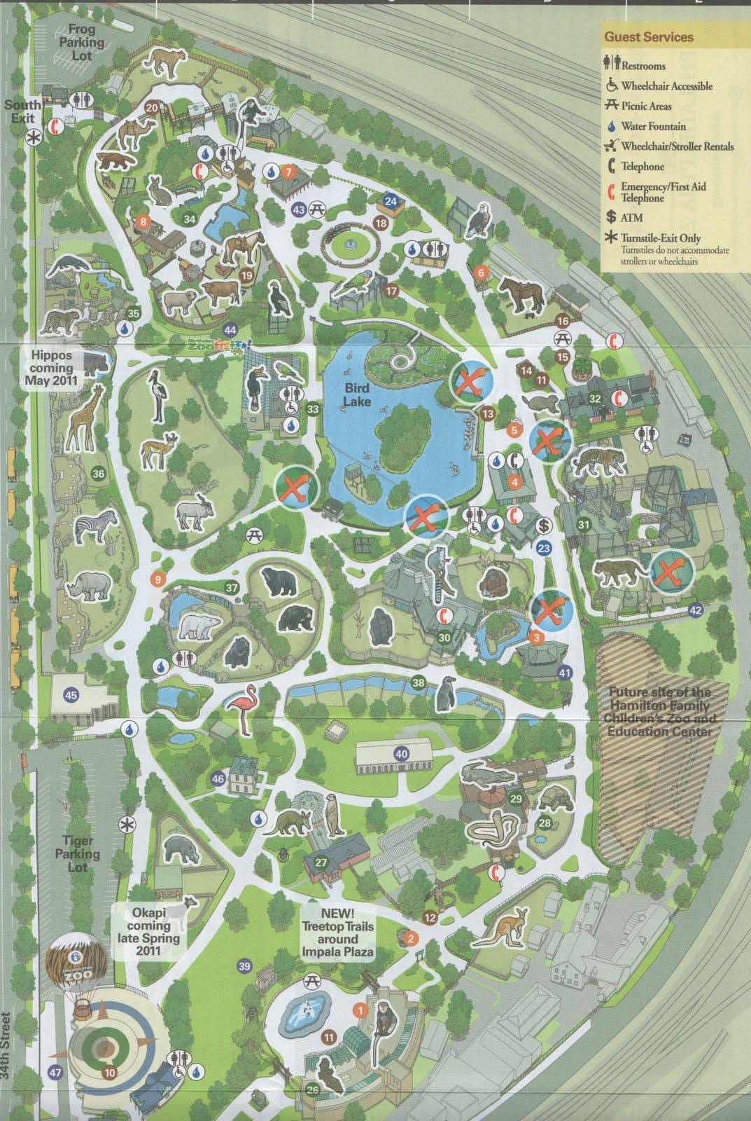 地図km圏内に動物園
