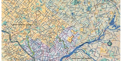 家族、友達のバイクの地図