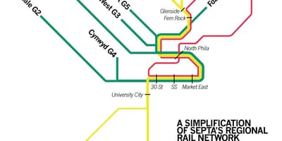 薄板セプタム電車地図